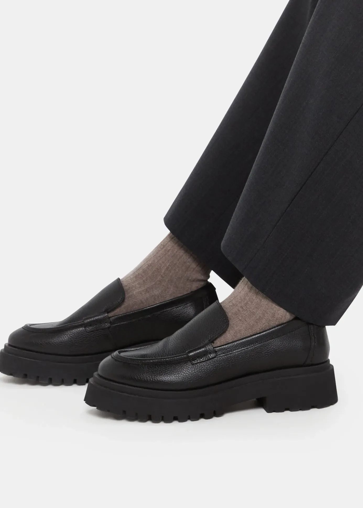 Black Aerton Chunky Loafer