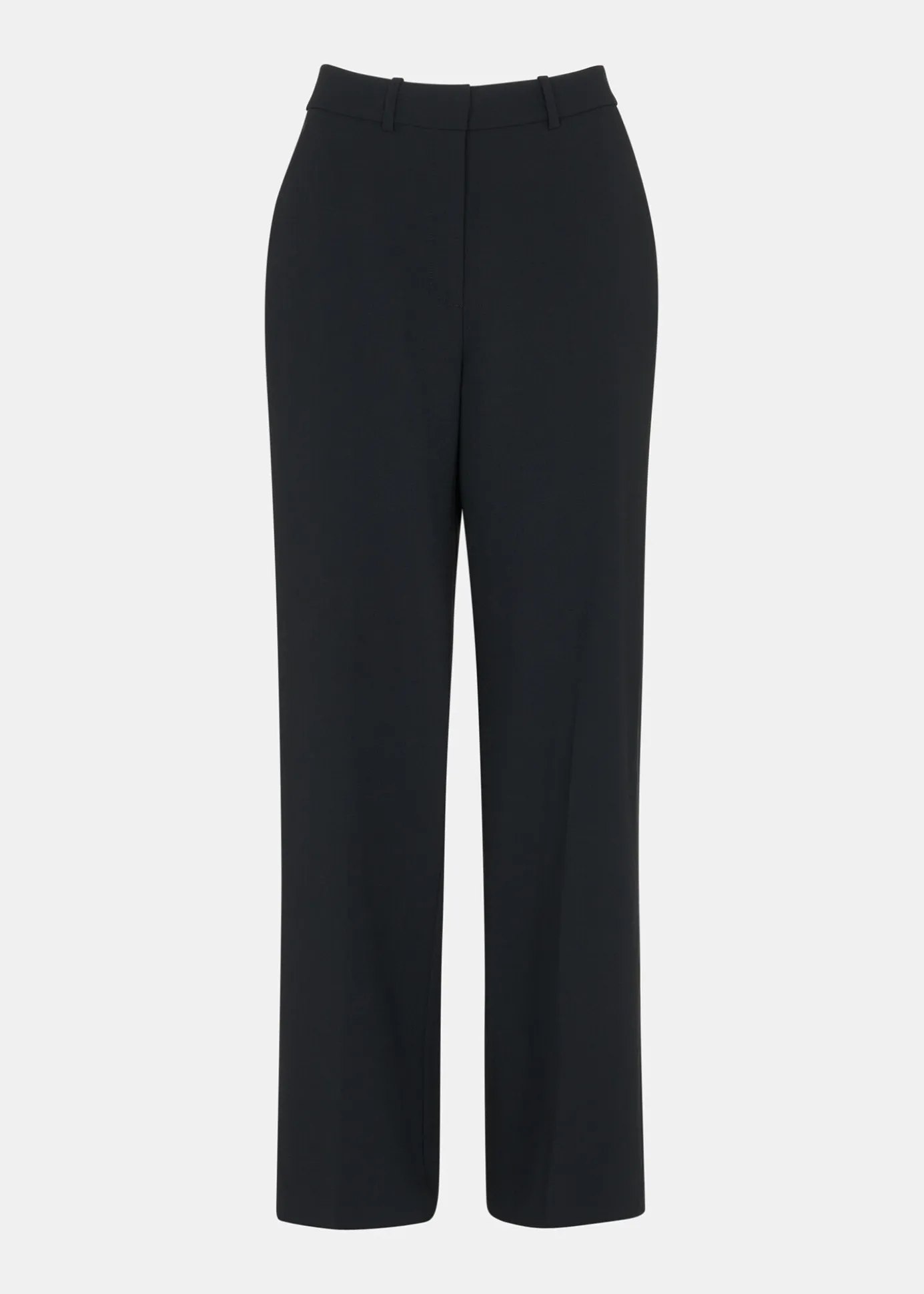 Black Amelie Wool Blend Trouser
