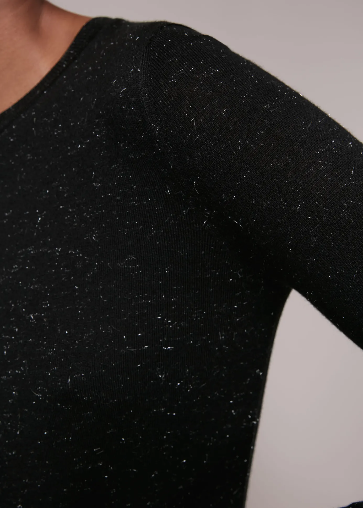 Black Annie Sparkle Knit