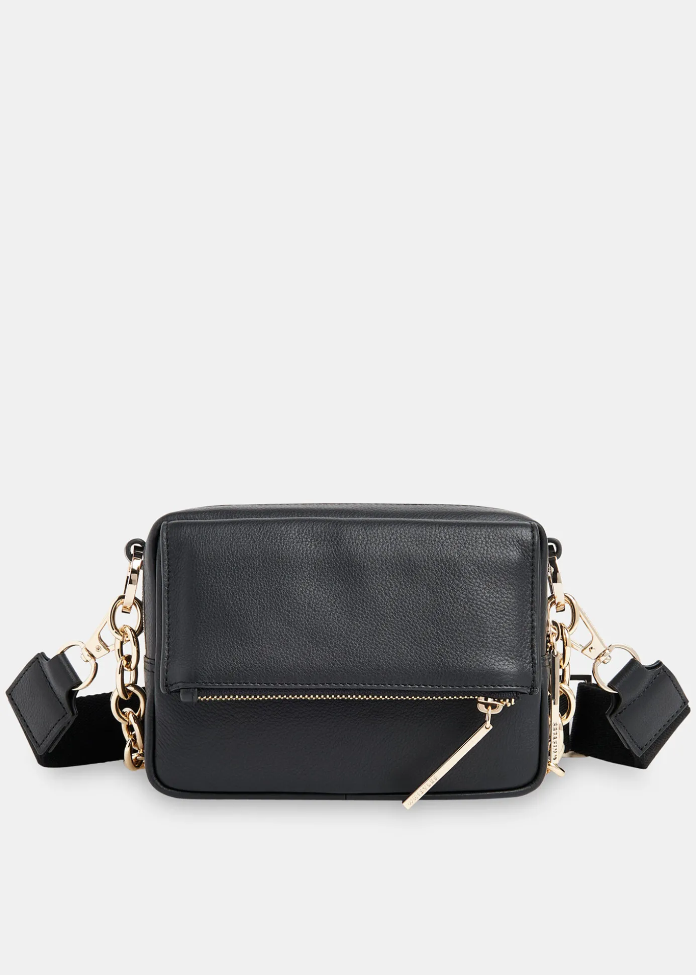 Black Bibi Chain Crossbody Bag