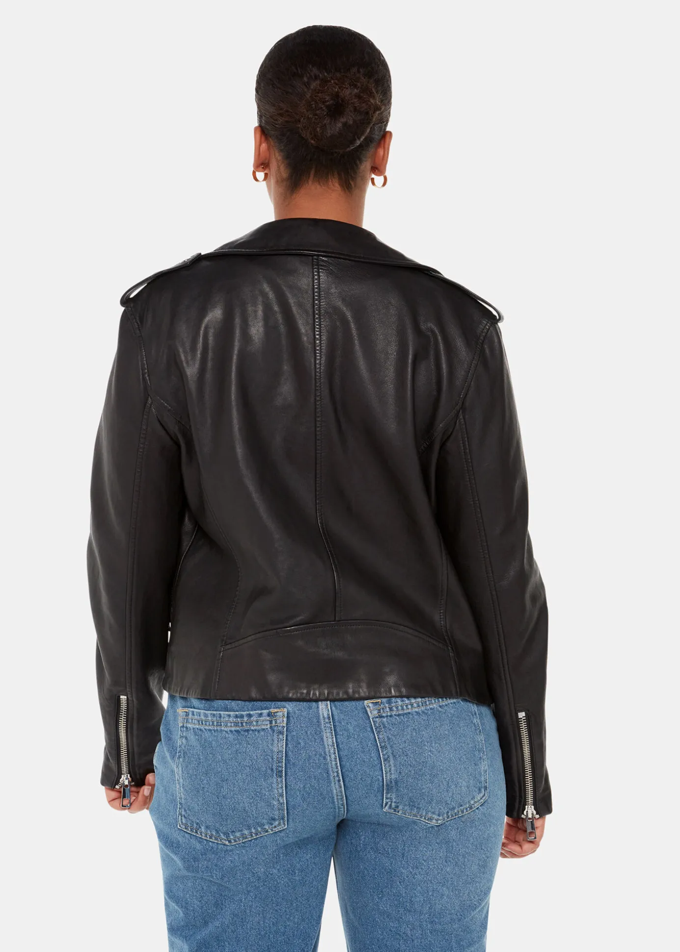 Black Black Agnes Leather Jacket