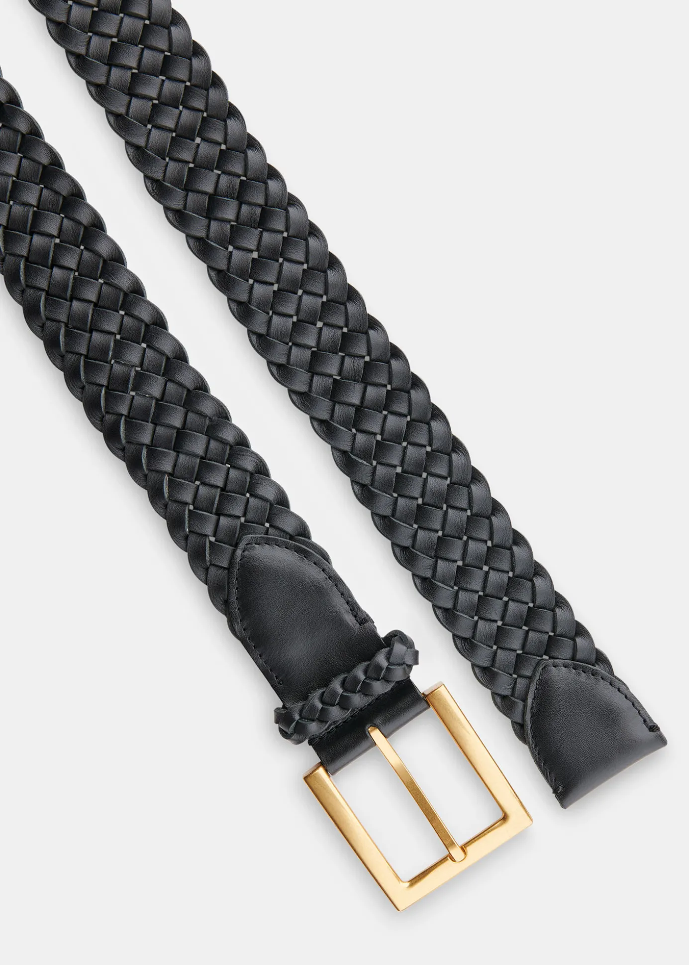 Black Braided Belt