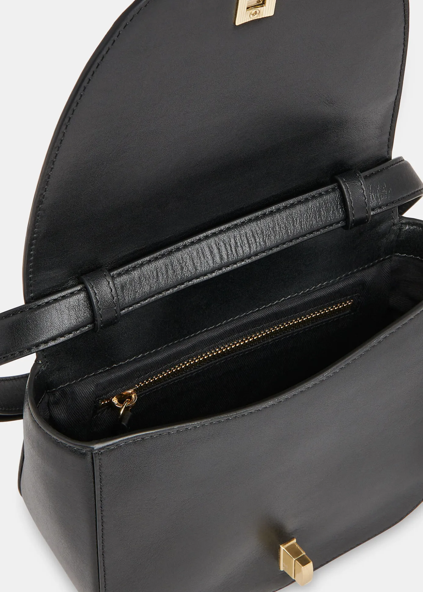 Black Carlota Turnlock Satchel