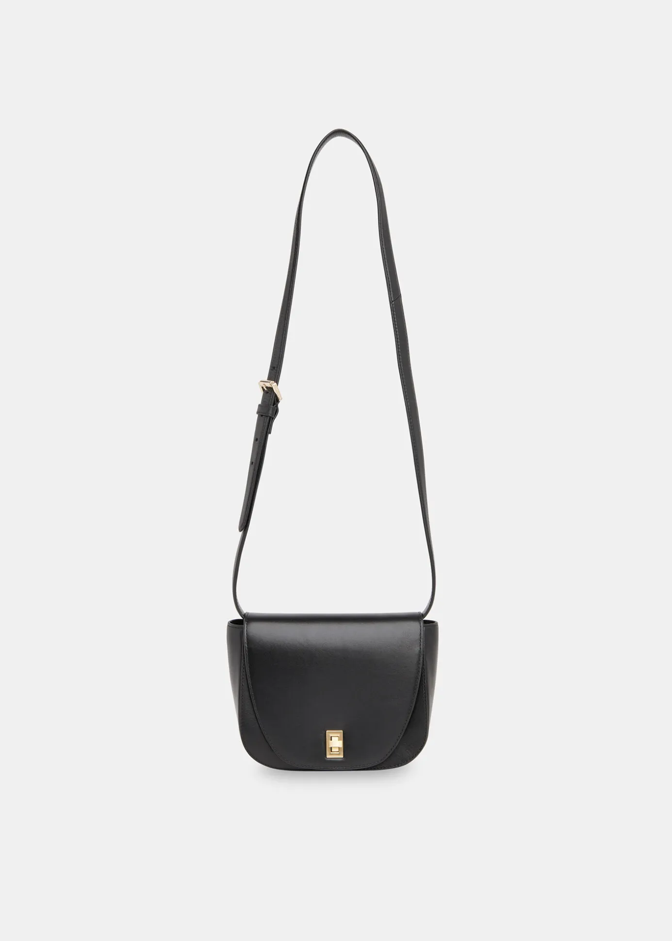 Black Carlota Turnlock Satchel