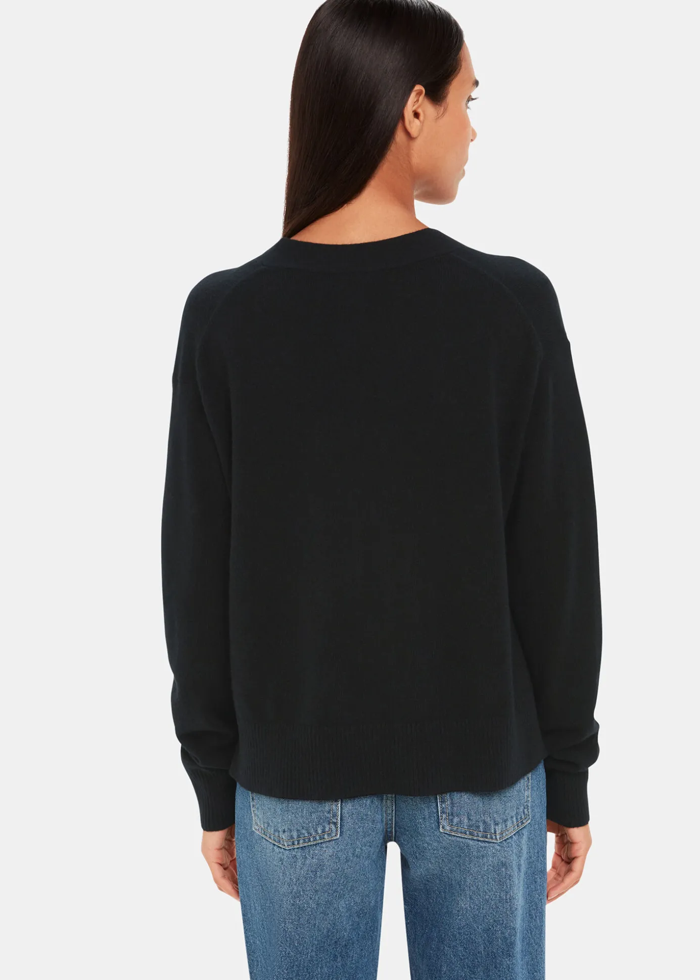 Black Cashmere Cardigan