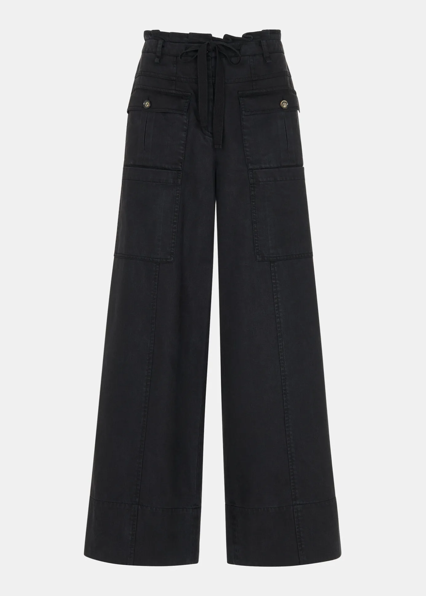 Black Charlie Drawstring Pant