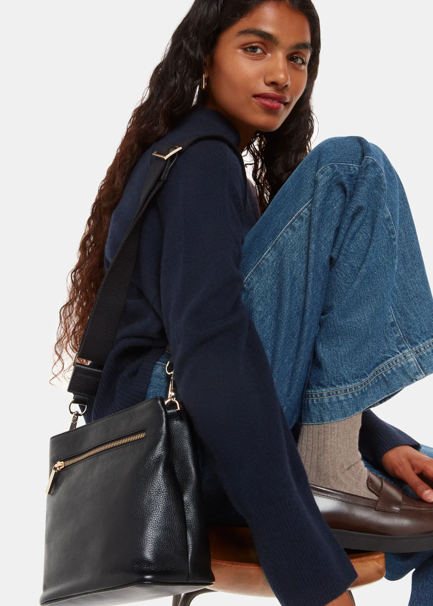 Black Dion Bucket Bag