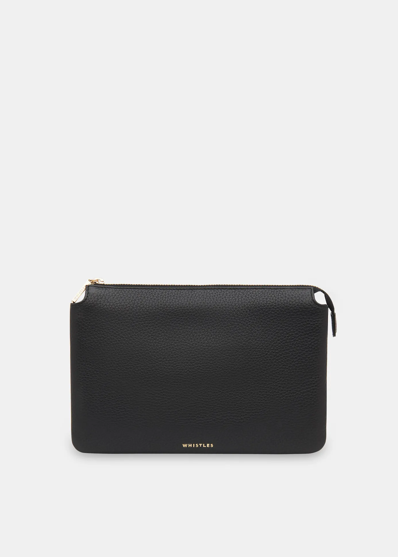 Black Elita Double Pouch Clutch