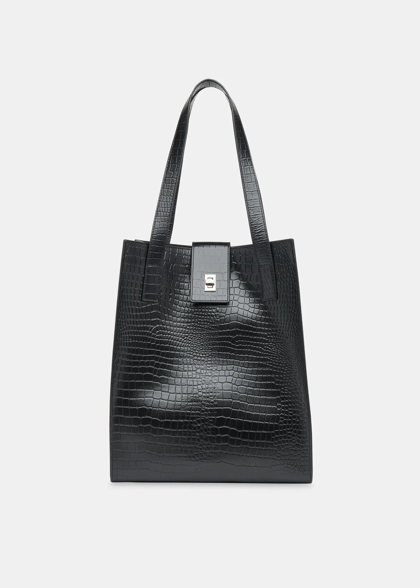 Black Inara Turn Lock Bag