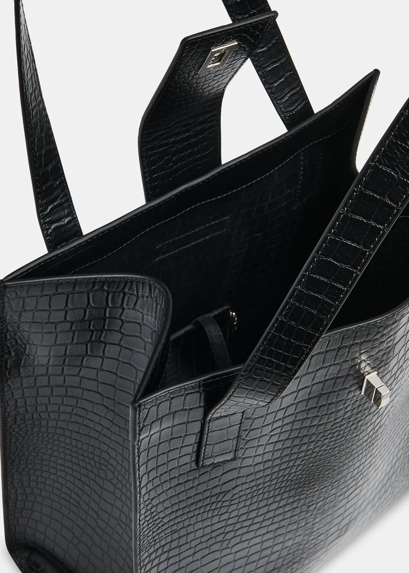 Black Inara Turn Lock Bag
