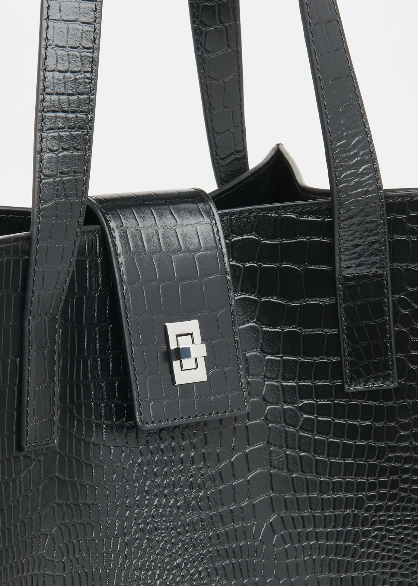 Black Inara Turn Lock Bag
