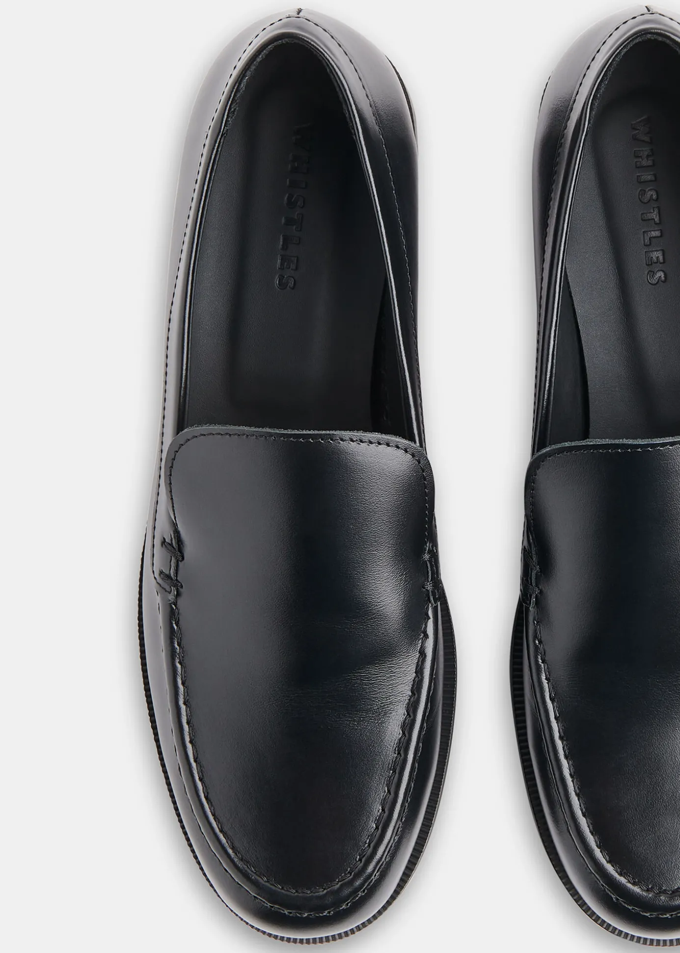 Black Jovie Slim Patent Loafer