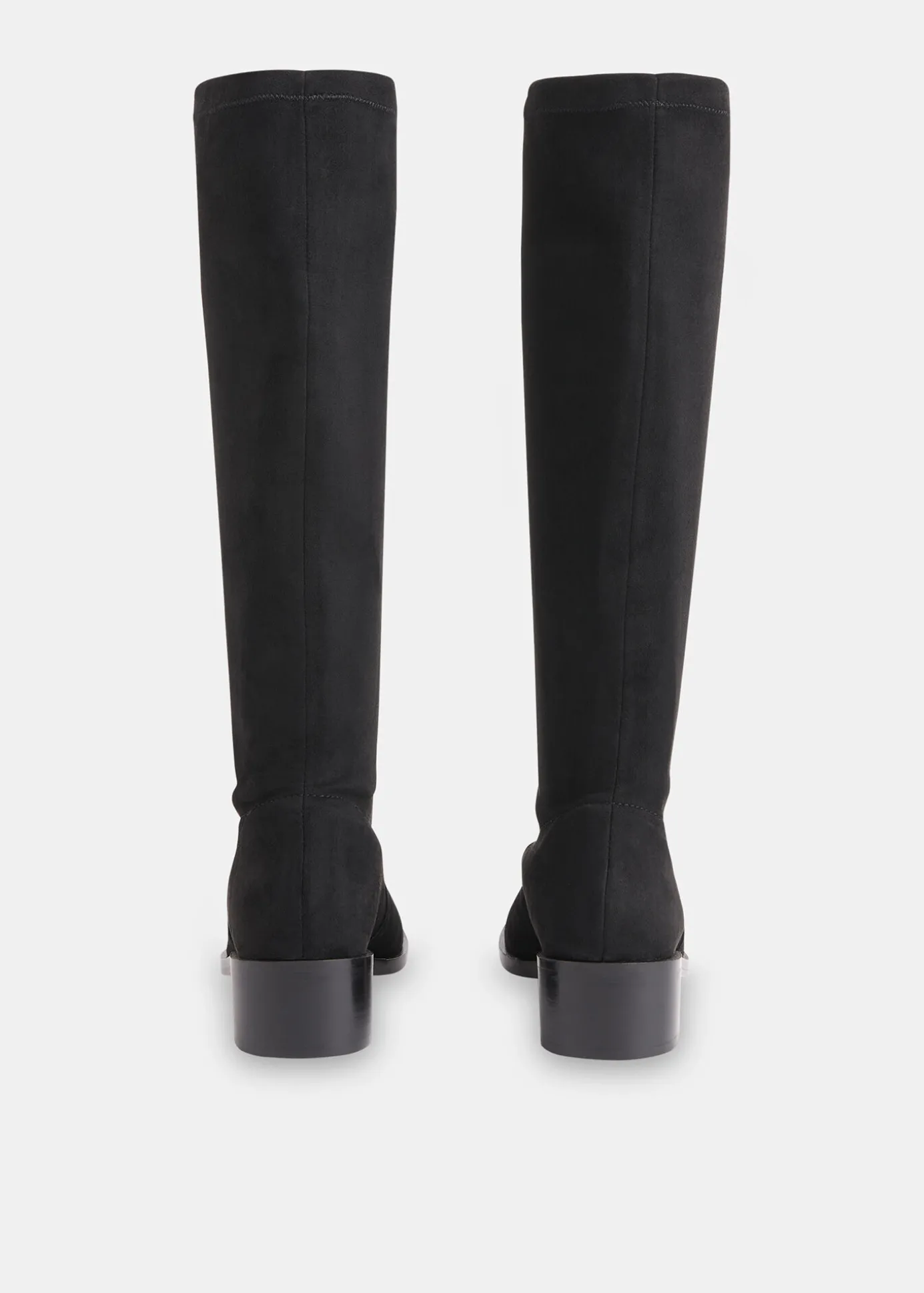 Black Lisi Stretch Knee High Boot