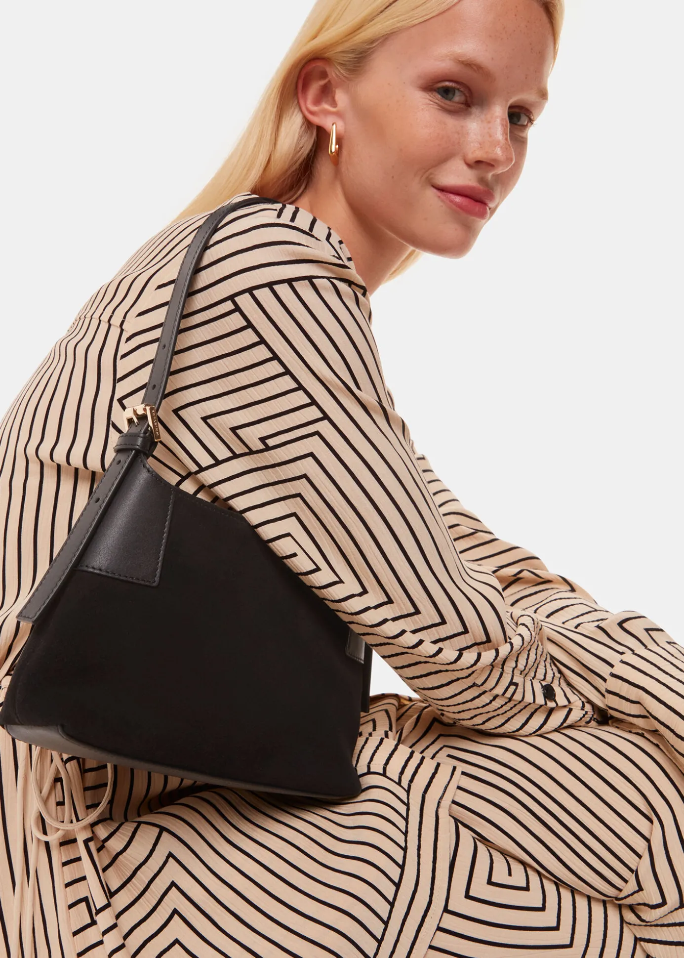 Black Paloma Small Suede Bag