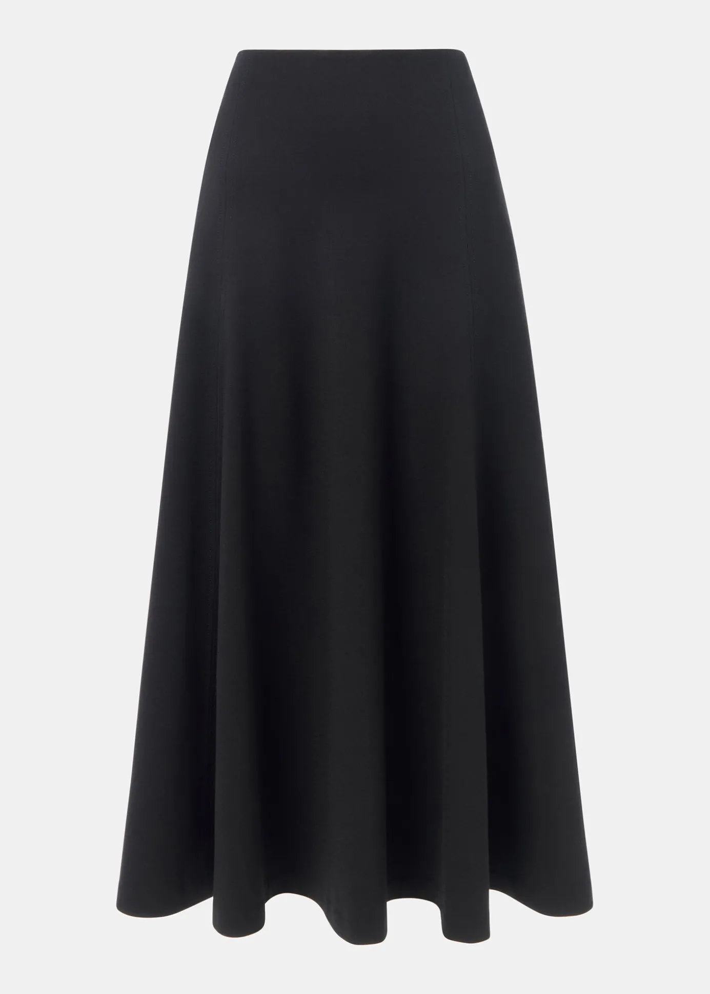 Black Ponte Full Skirt