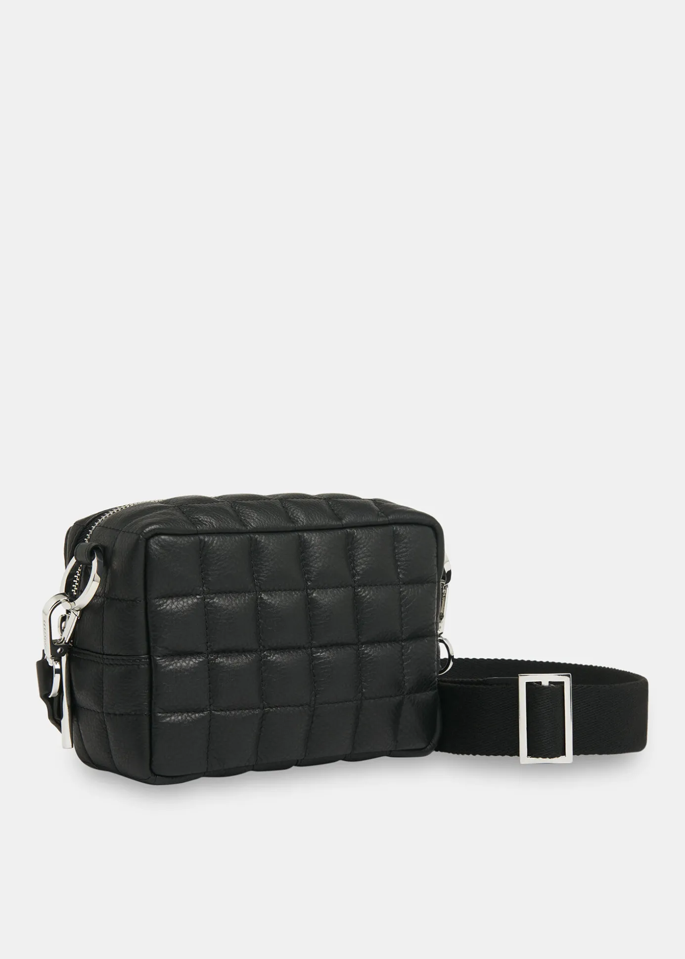 Black Quilted Bibi Crossbody Bag