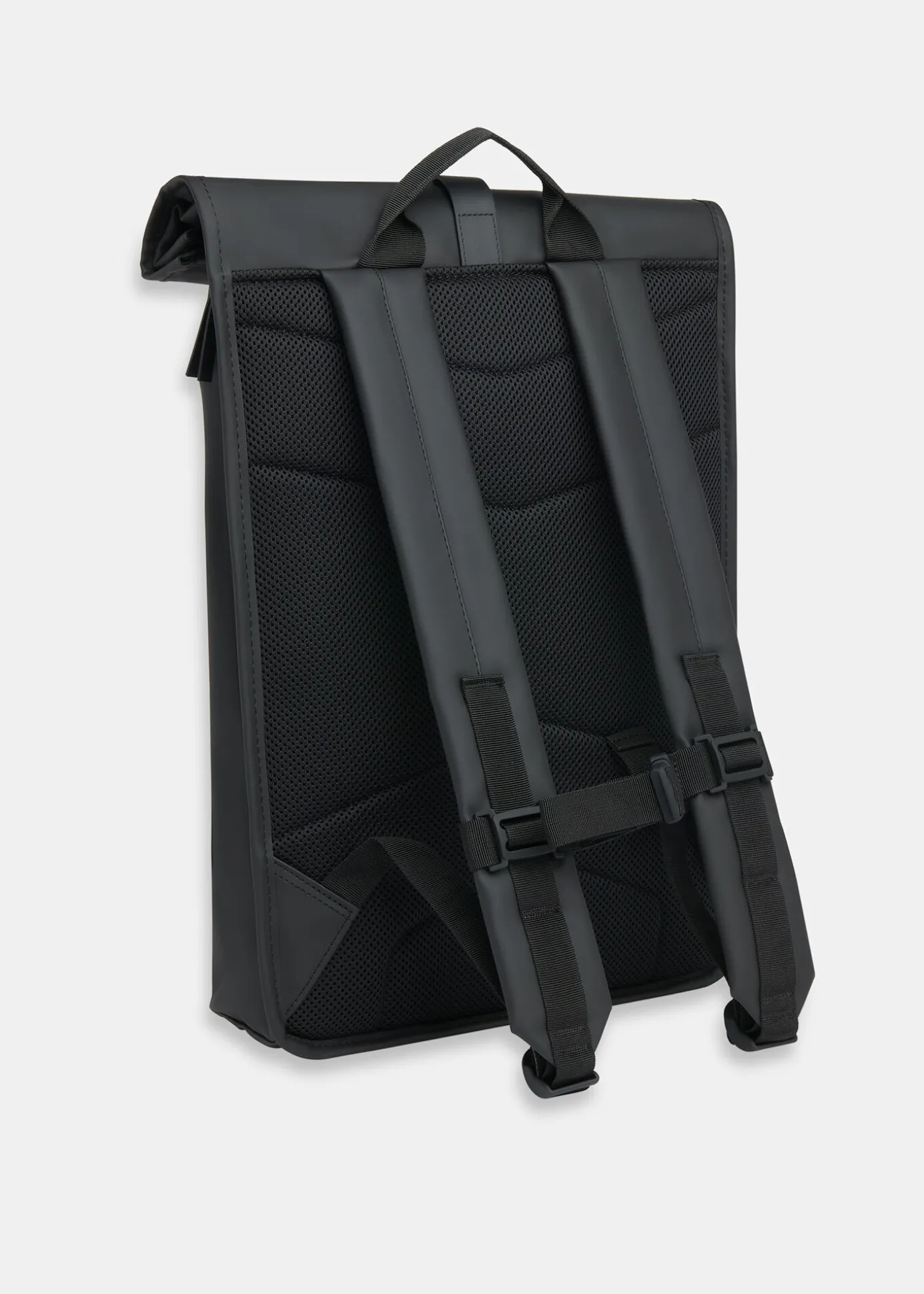 Black Rains Roll Top Backpack