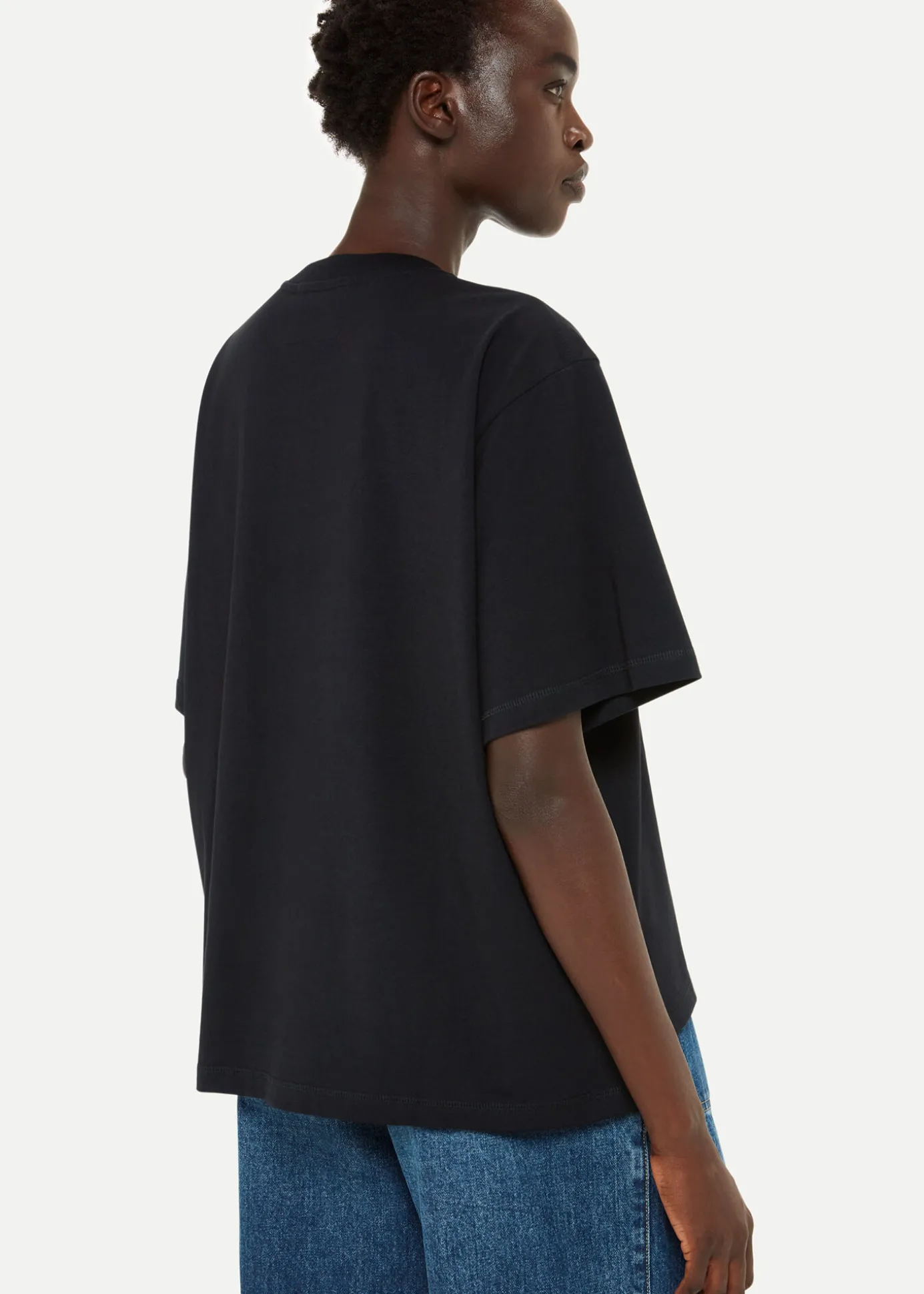 Black Relaxed Tee
