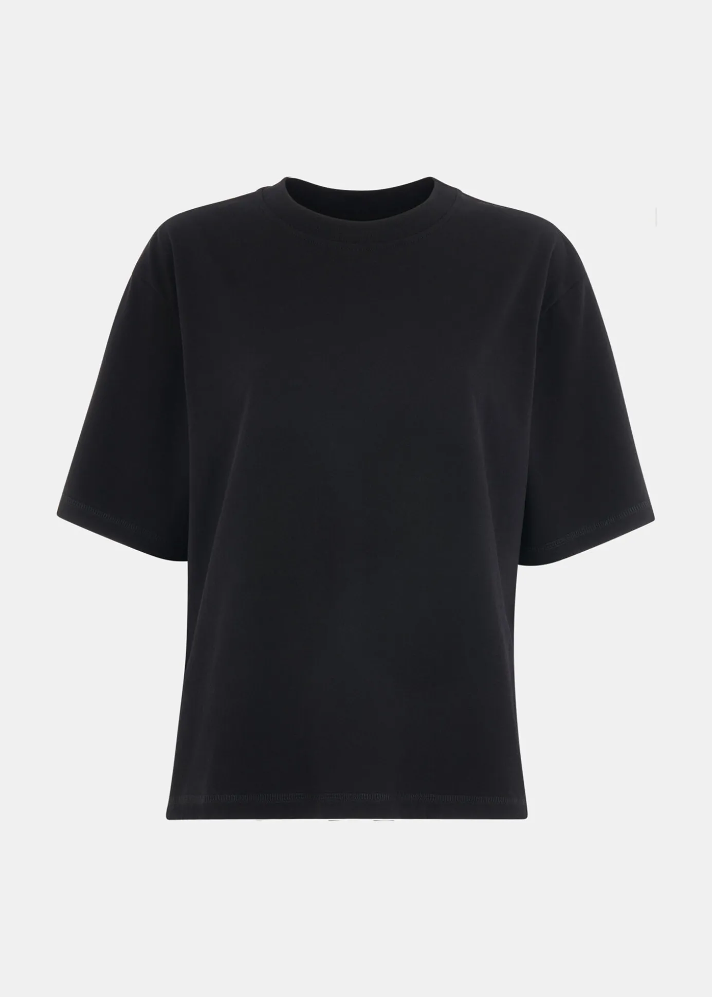 Black Relaxed Tee