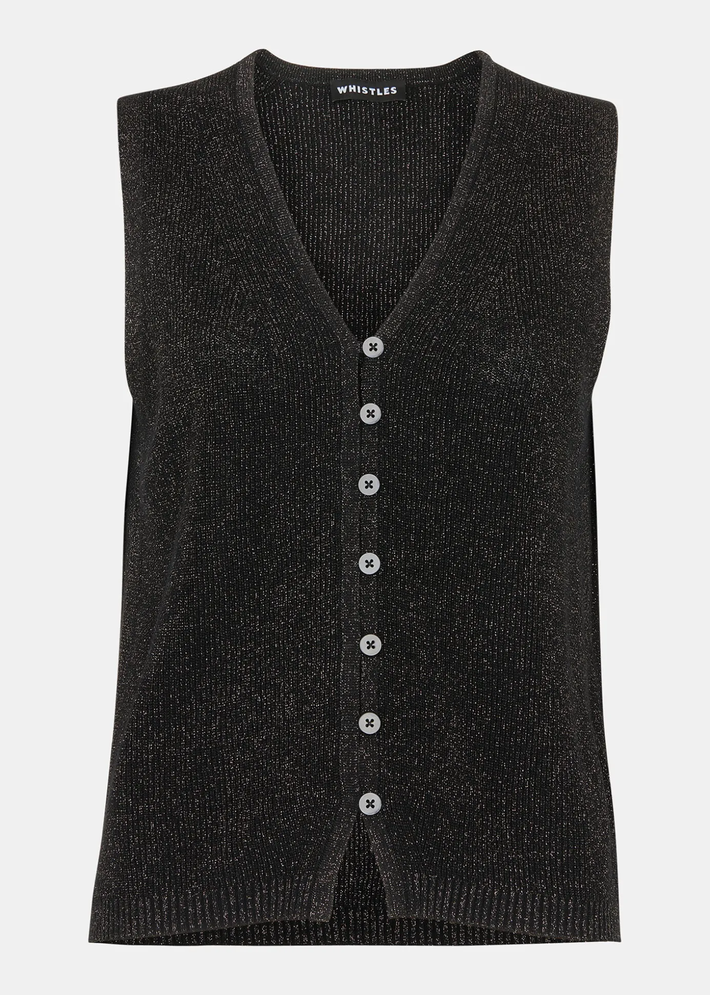 Black Sparkle Knit Tank