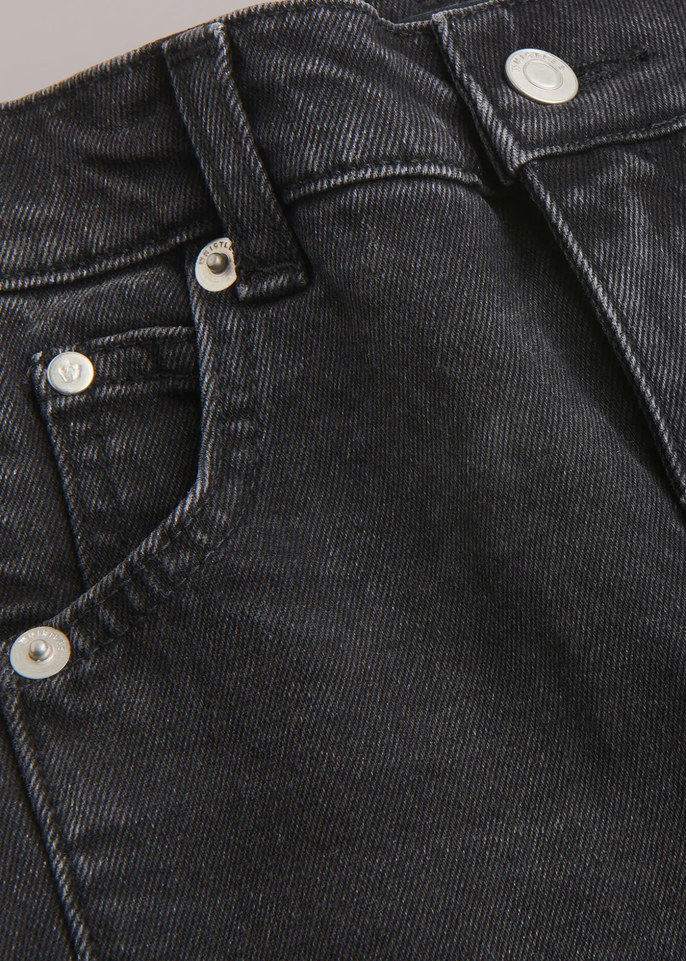 Black Stretch Barrel Leg Jean