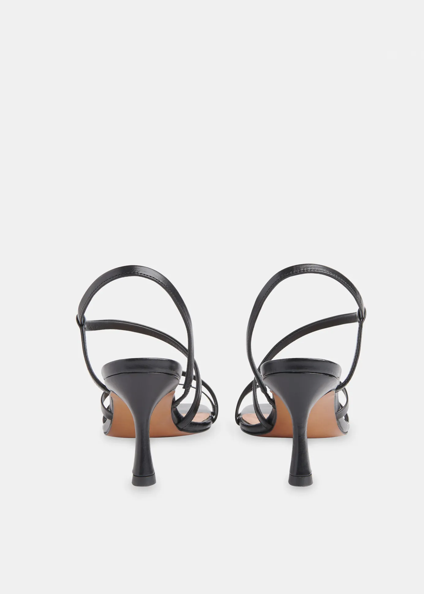 Black Tenley Strappy Heeled Sandal