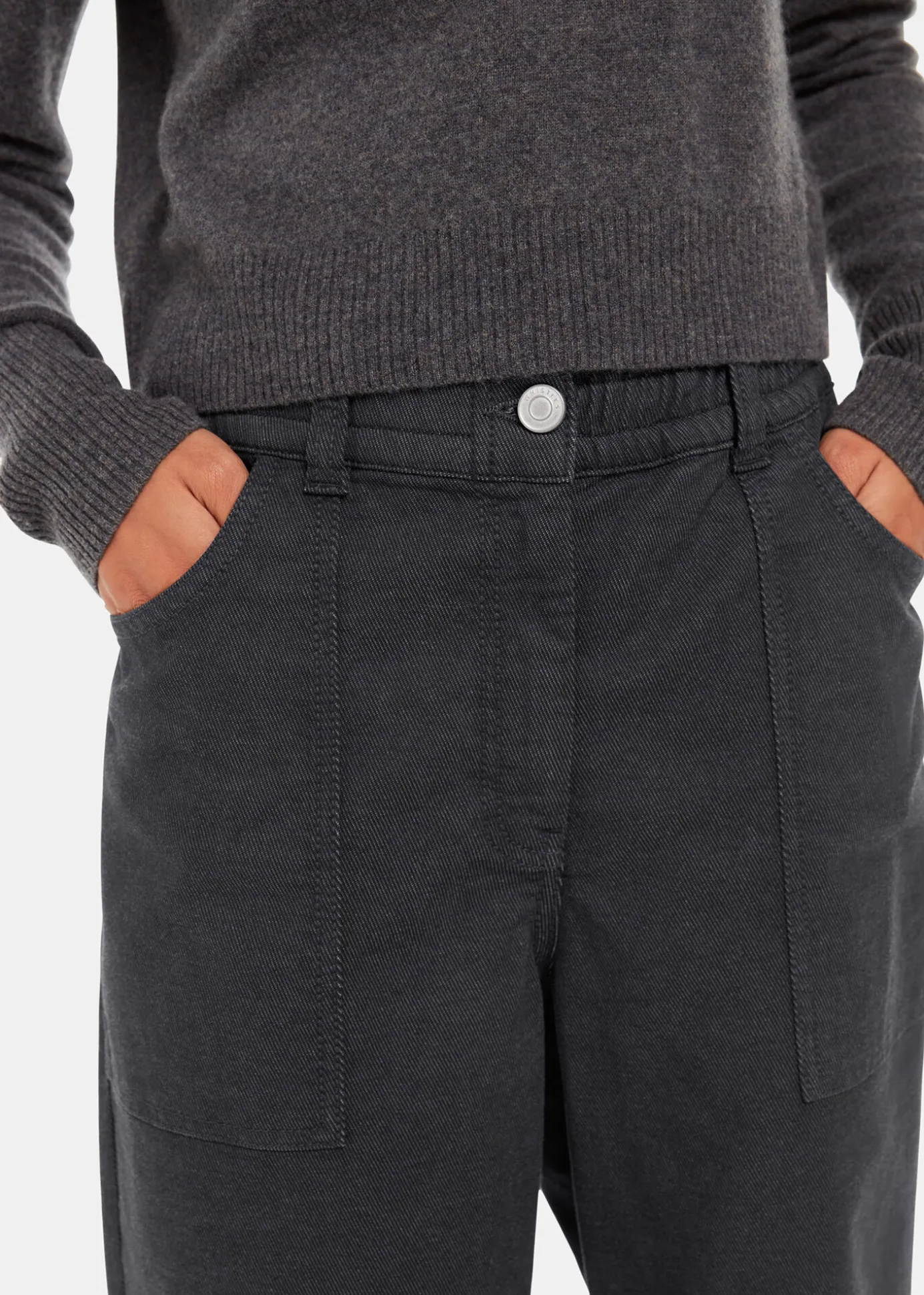 Black Tessa Casual Trouser
