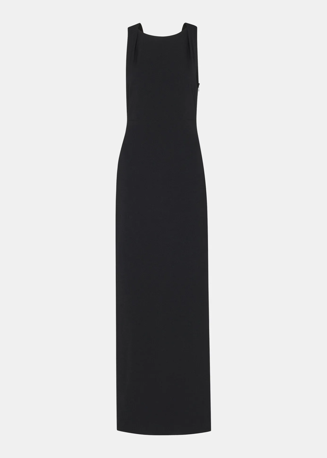 Black Tie Back Maxi Dress