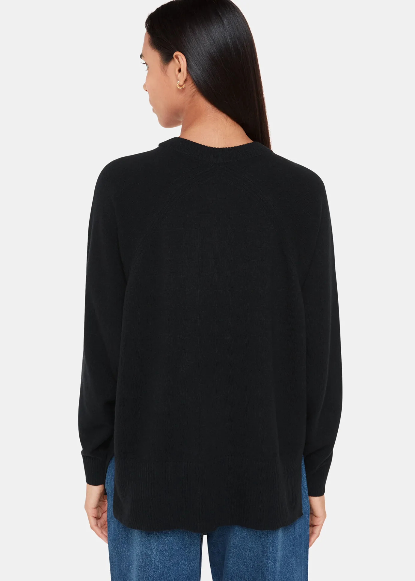 Black Ultimate Cashmere Crew Neck
