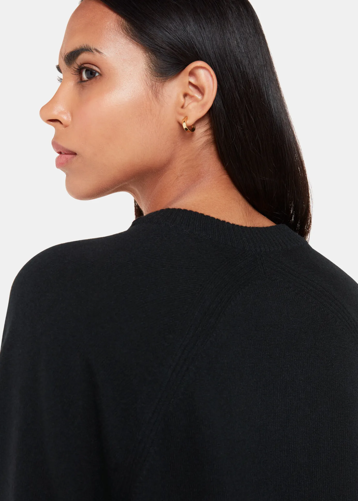 Black Ultimate Cashmere Crew Neck