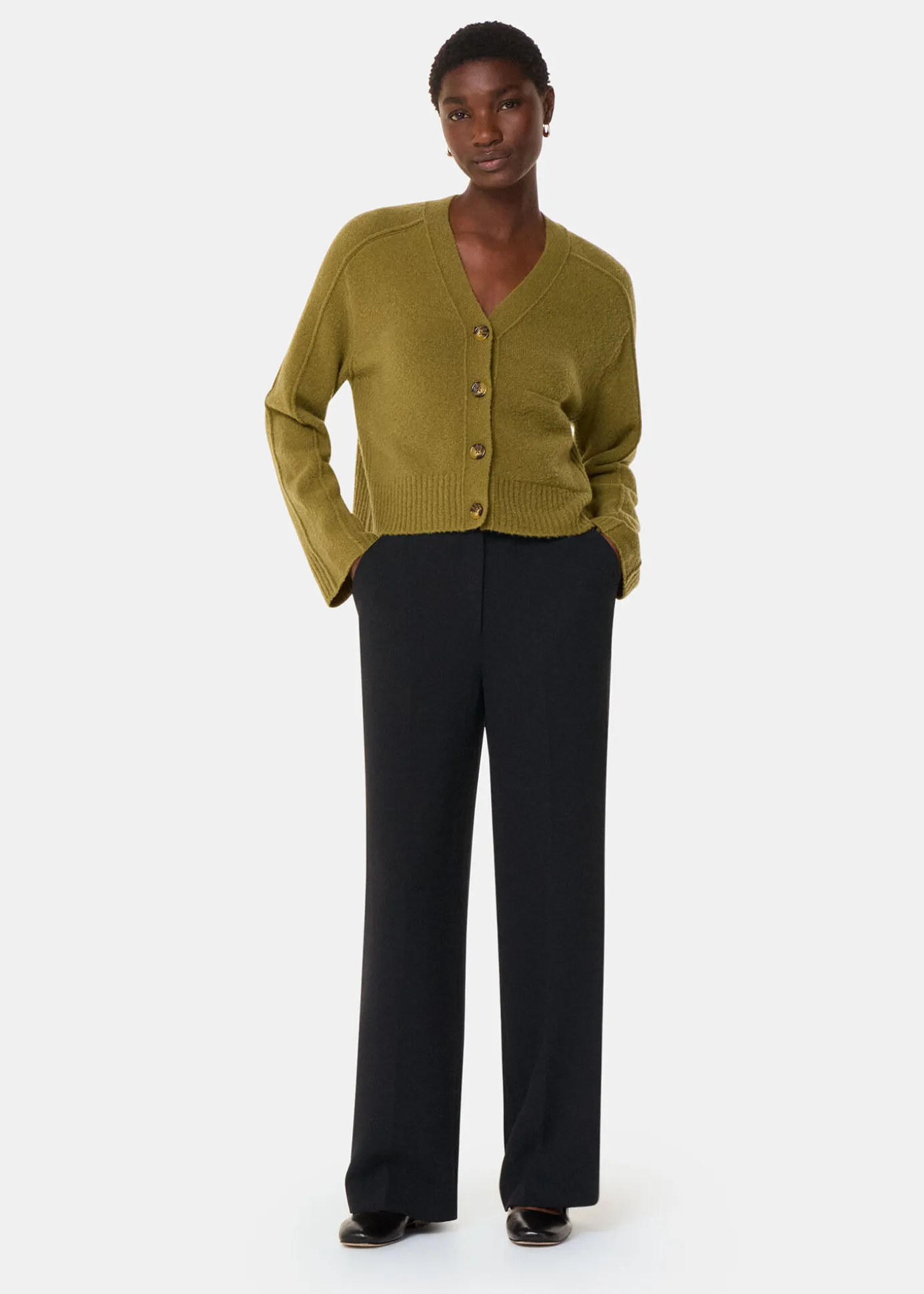 Black Ultimate Crepe Trouser