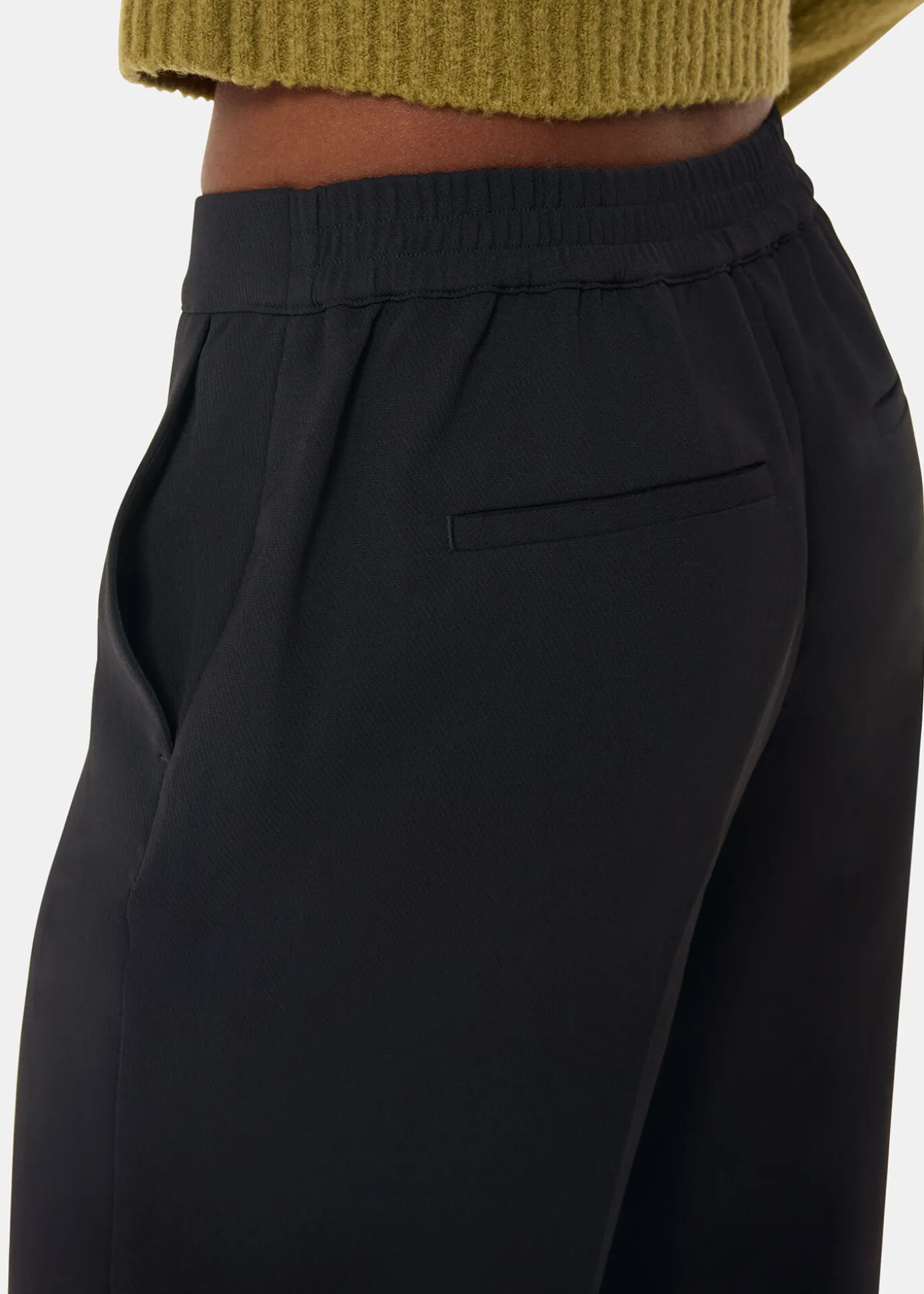 Black Ultimate Crepe Trouser
