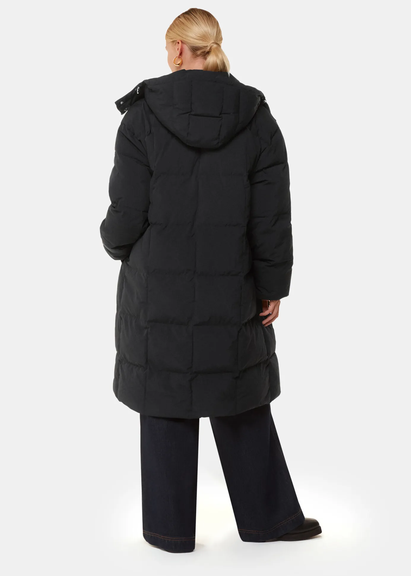 Black Una Puffa Coat