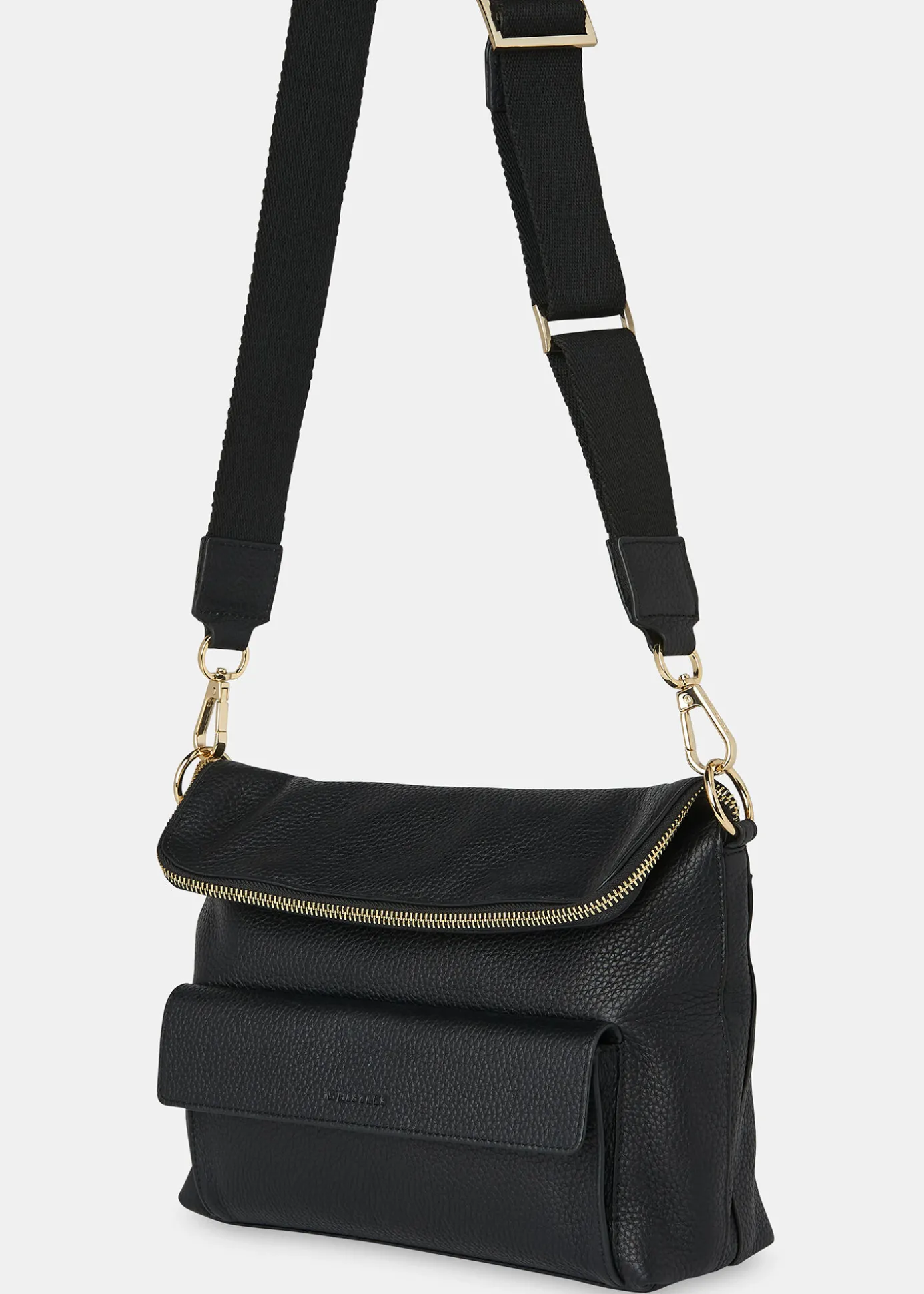 Black Vida Crossbody Bag