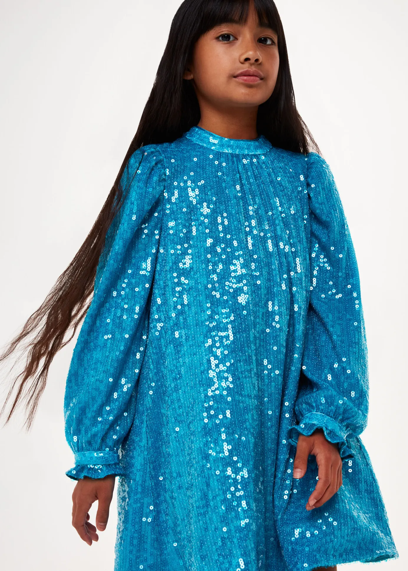 Blue Sadie Sequin Dress