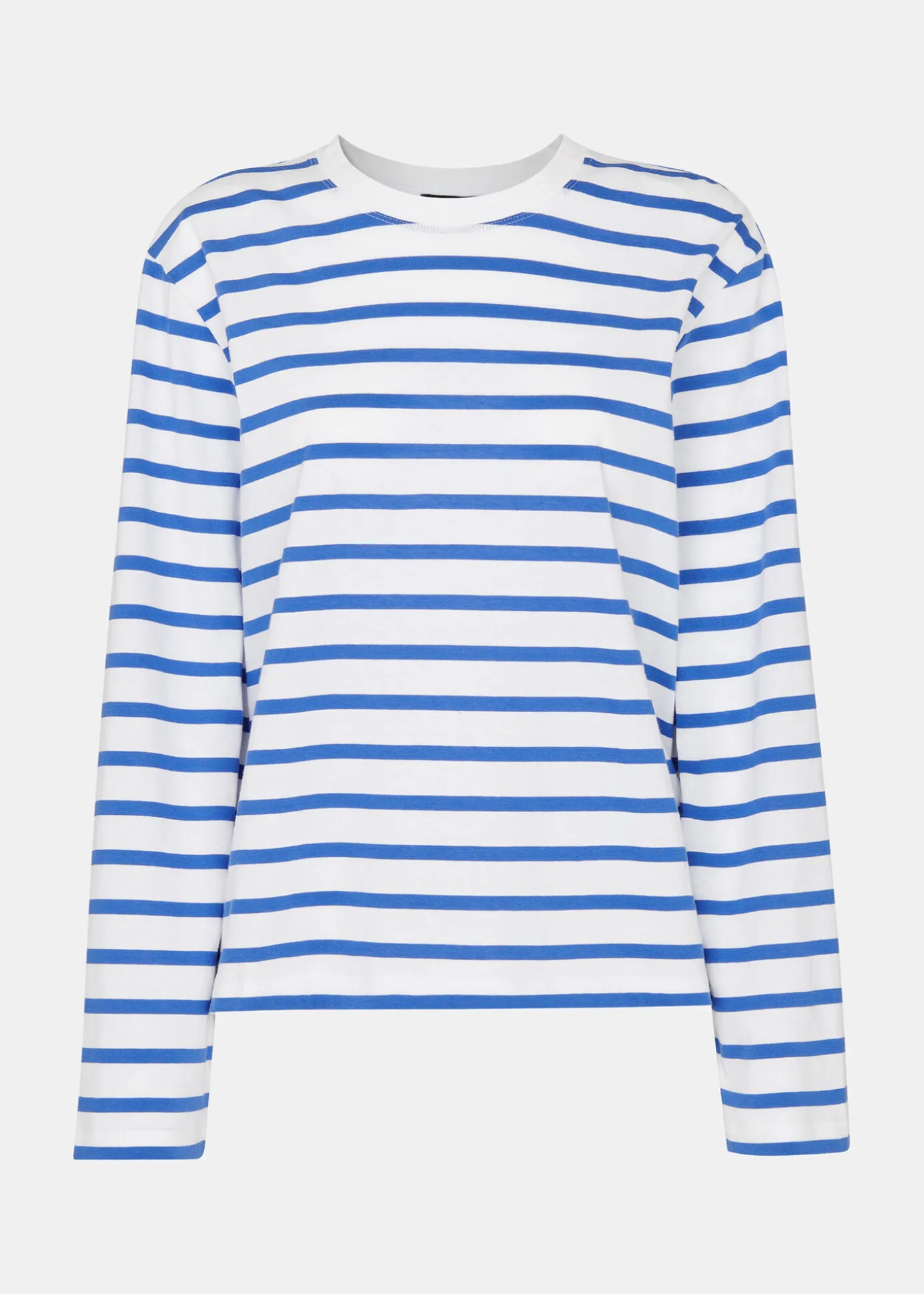 Blue Stripe Cotton Top