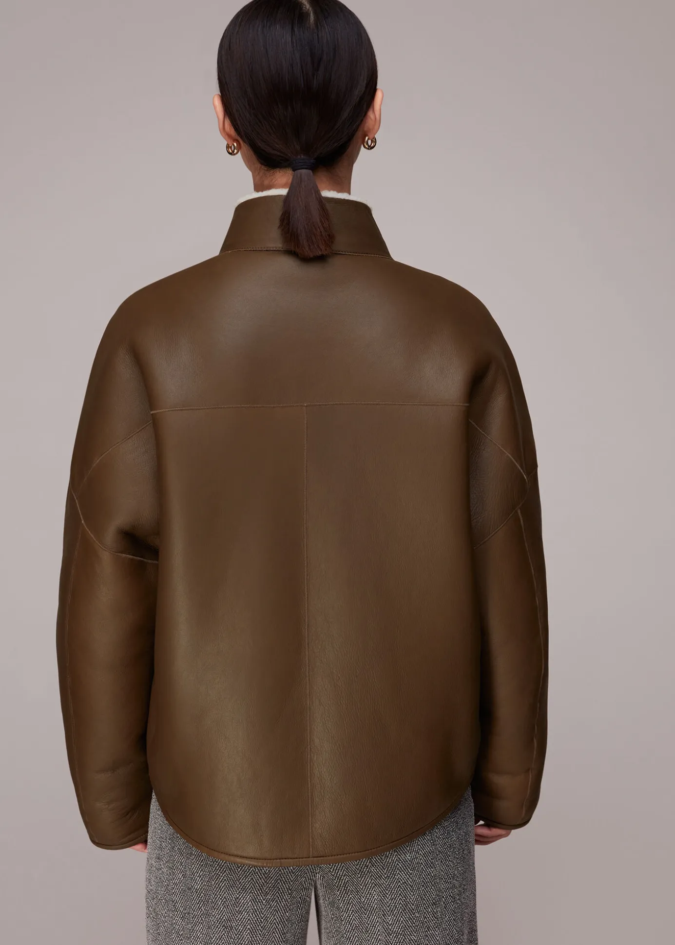 Brown Zoe Reversible Coat