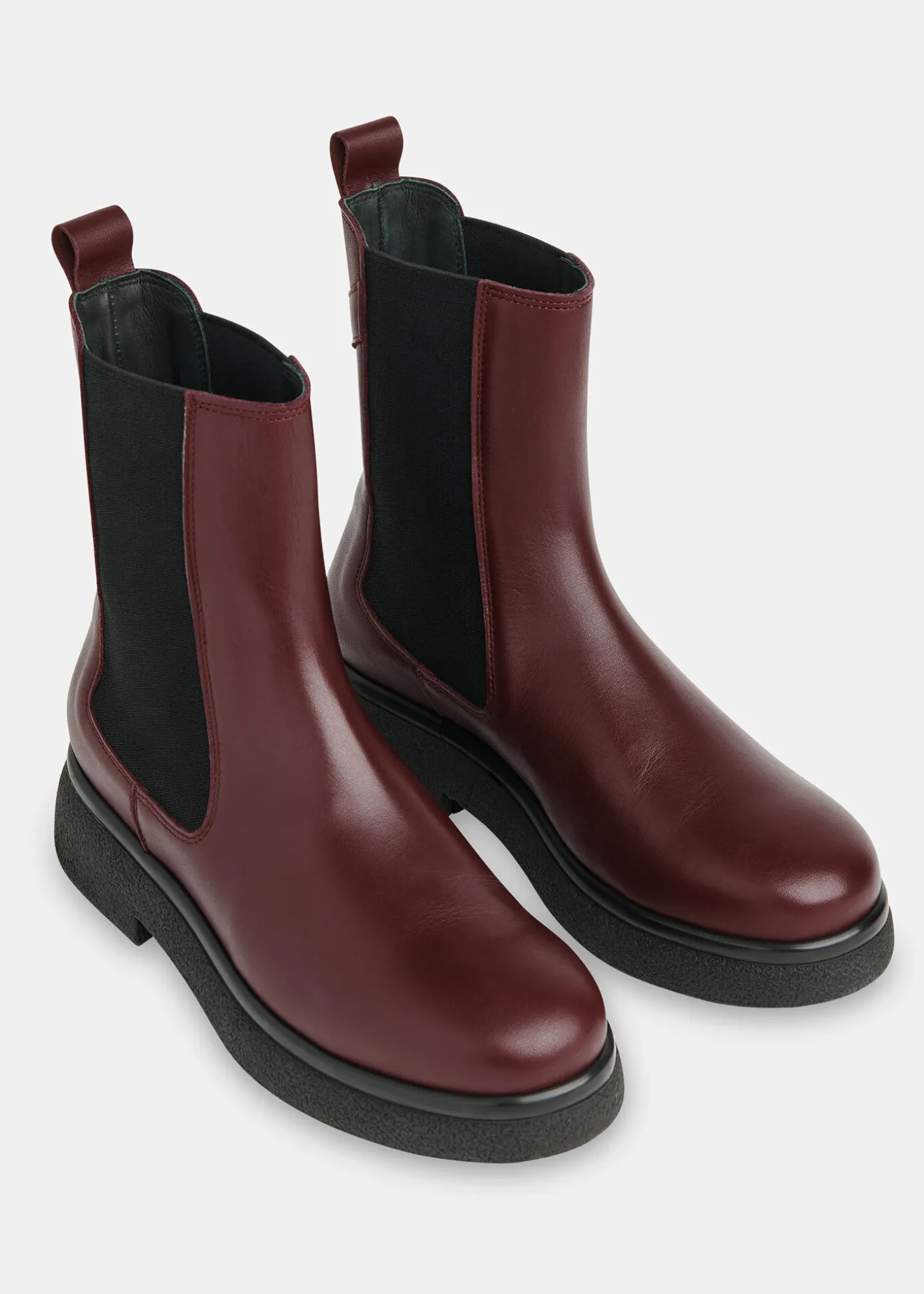 Burgundy Aelin Chelsea Boot