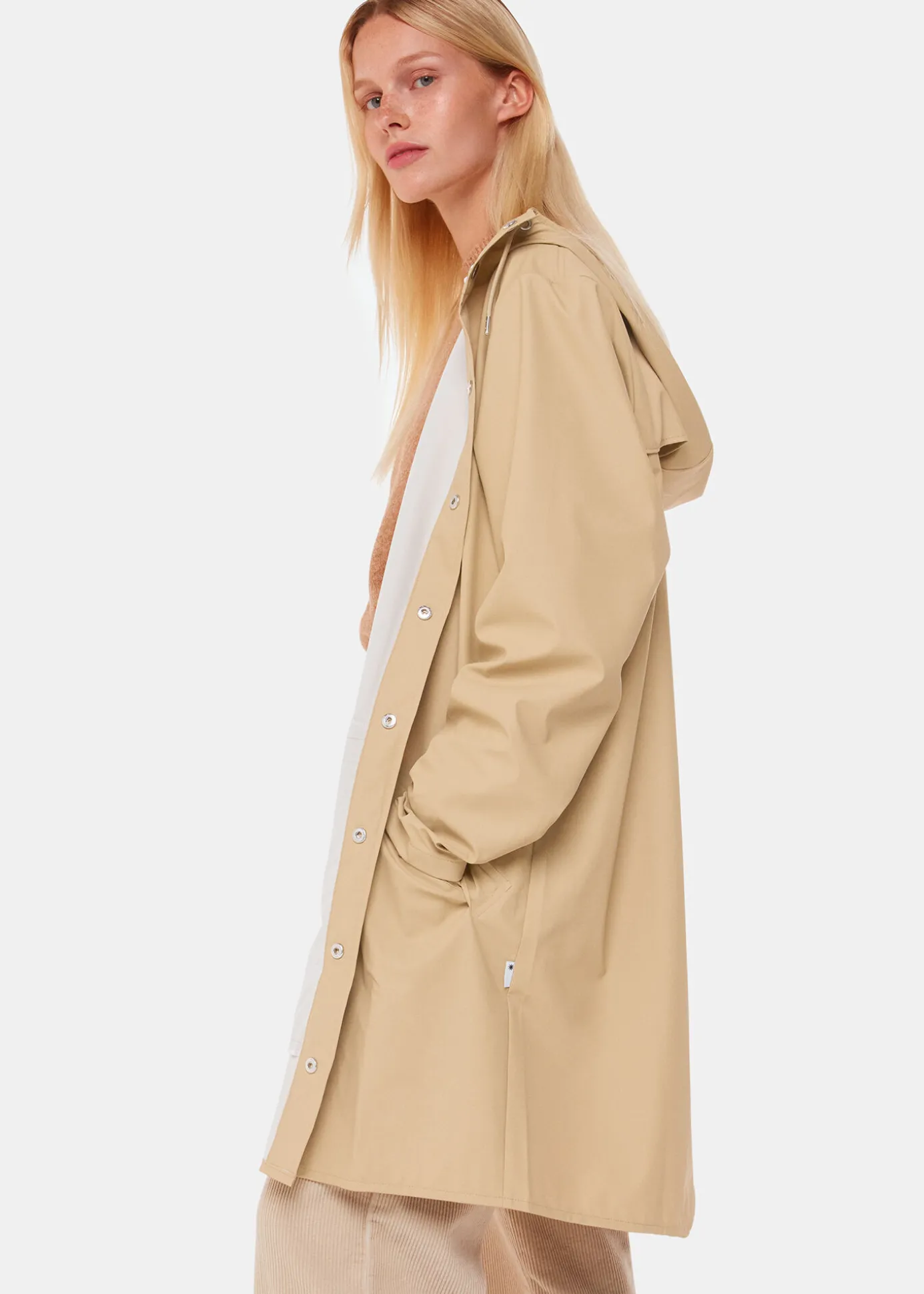 Camel Rains Long Jacket