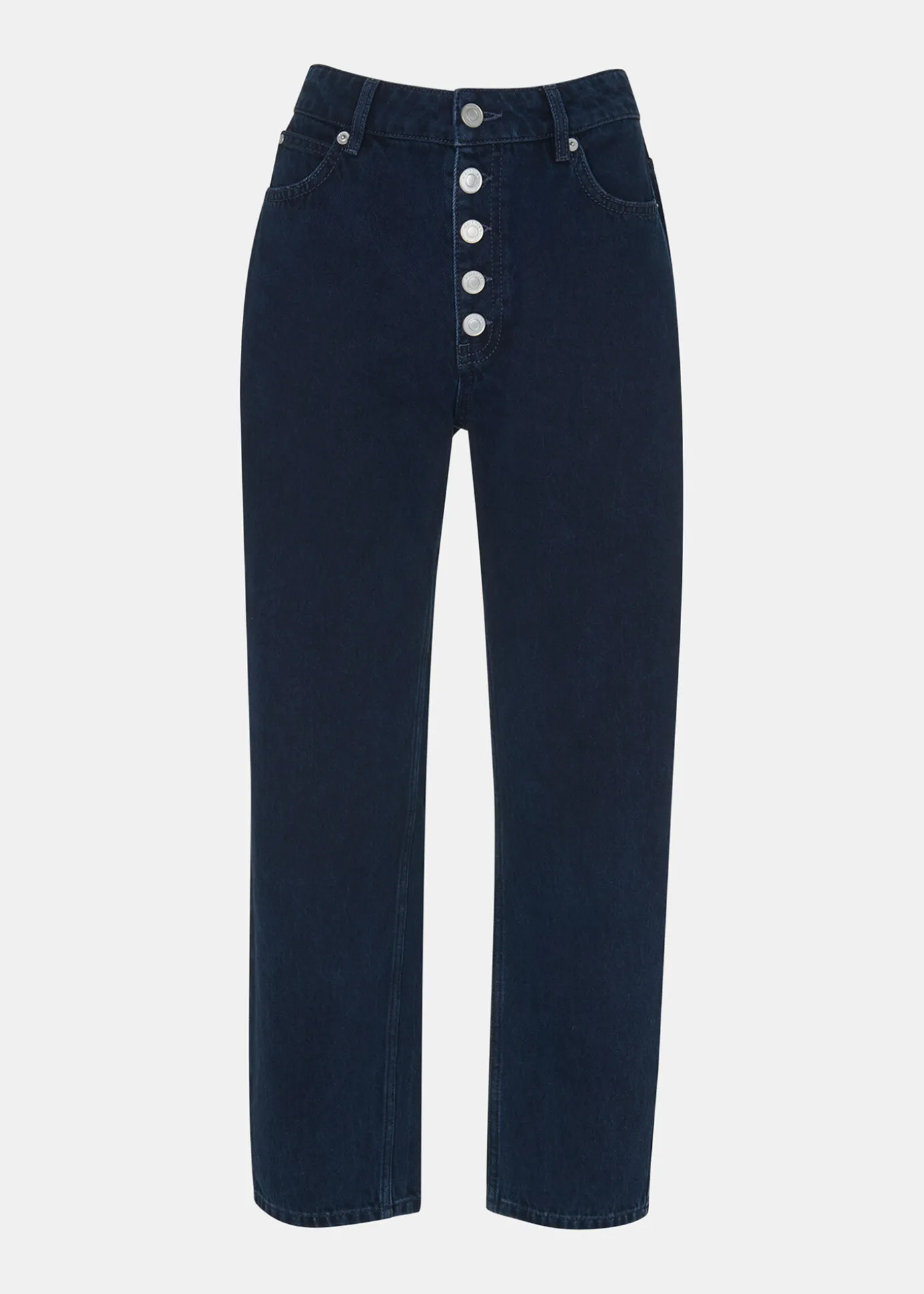 Dark Denim Authentic Hollie Button Jean