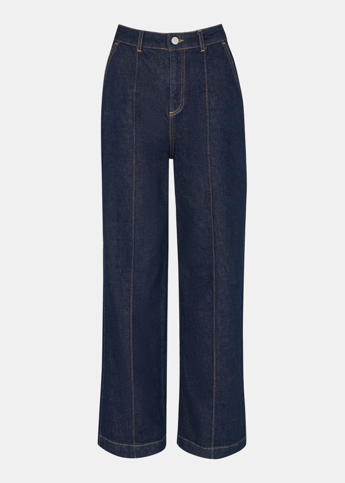 Dark Denim Seam Detail Jean