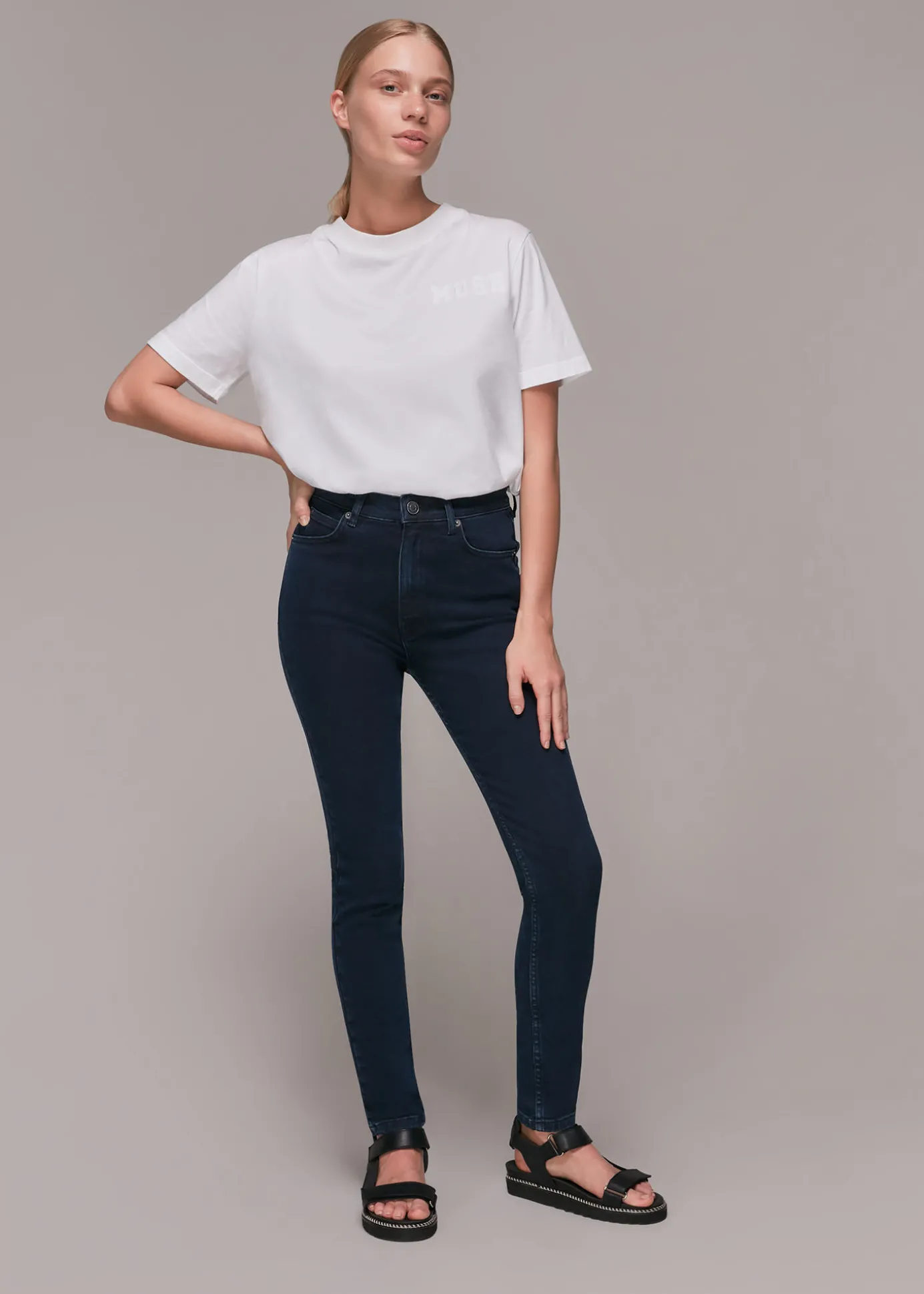 Dark Denim Stretch Sculpted Skinny Jean
