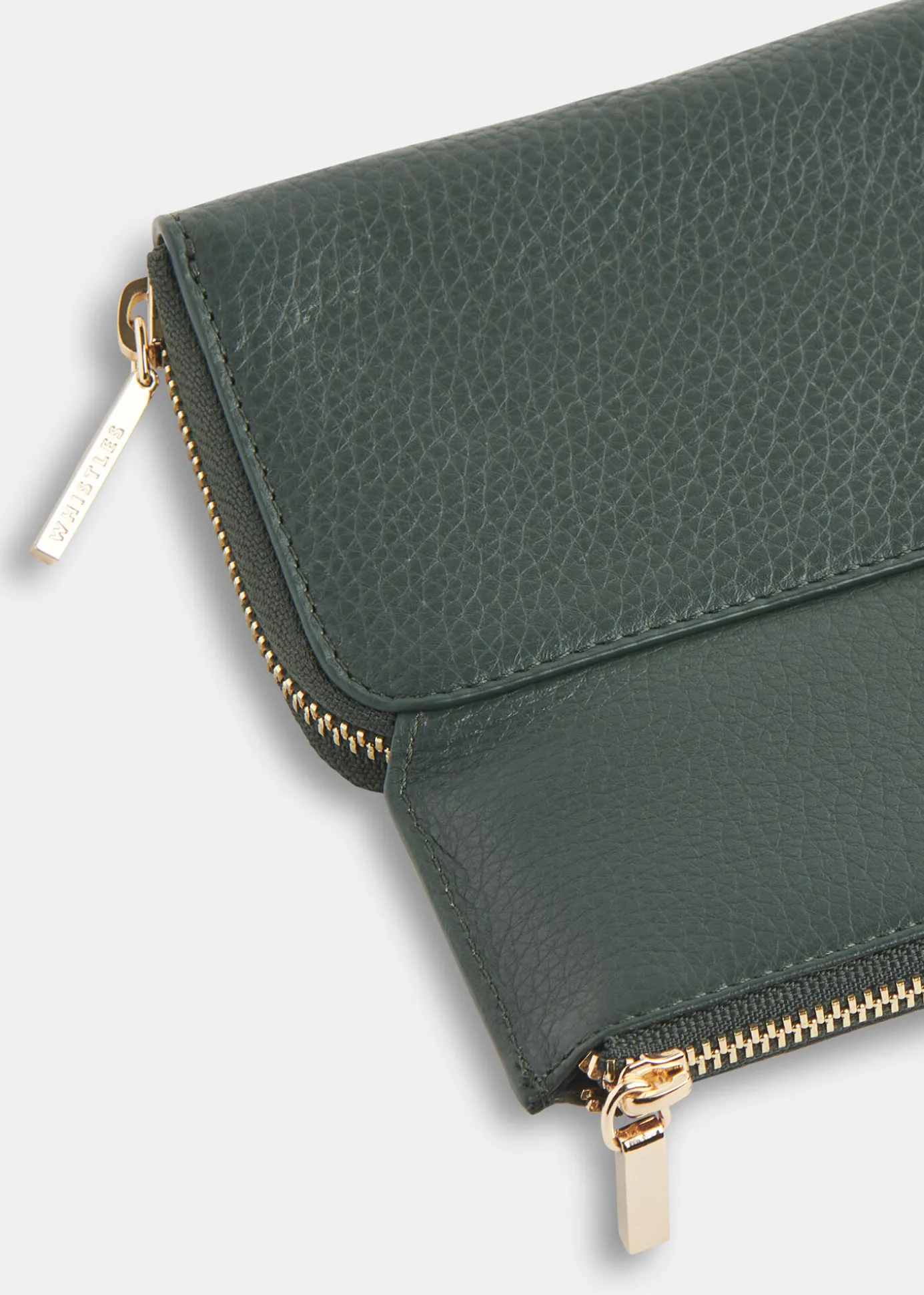 Dark Green Bibi Zip Purse