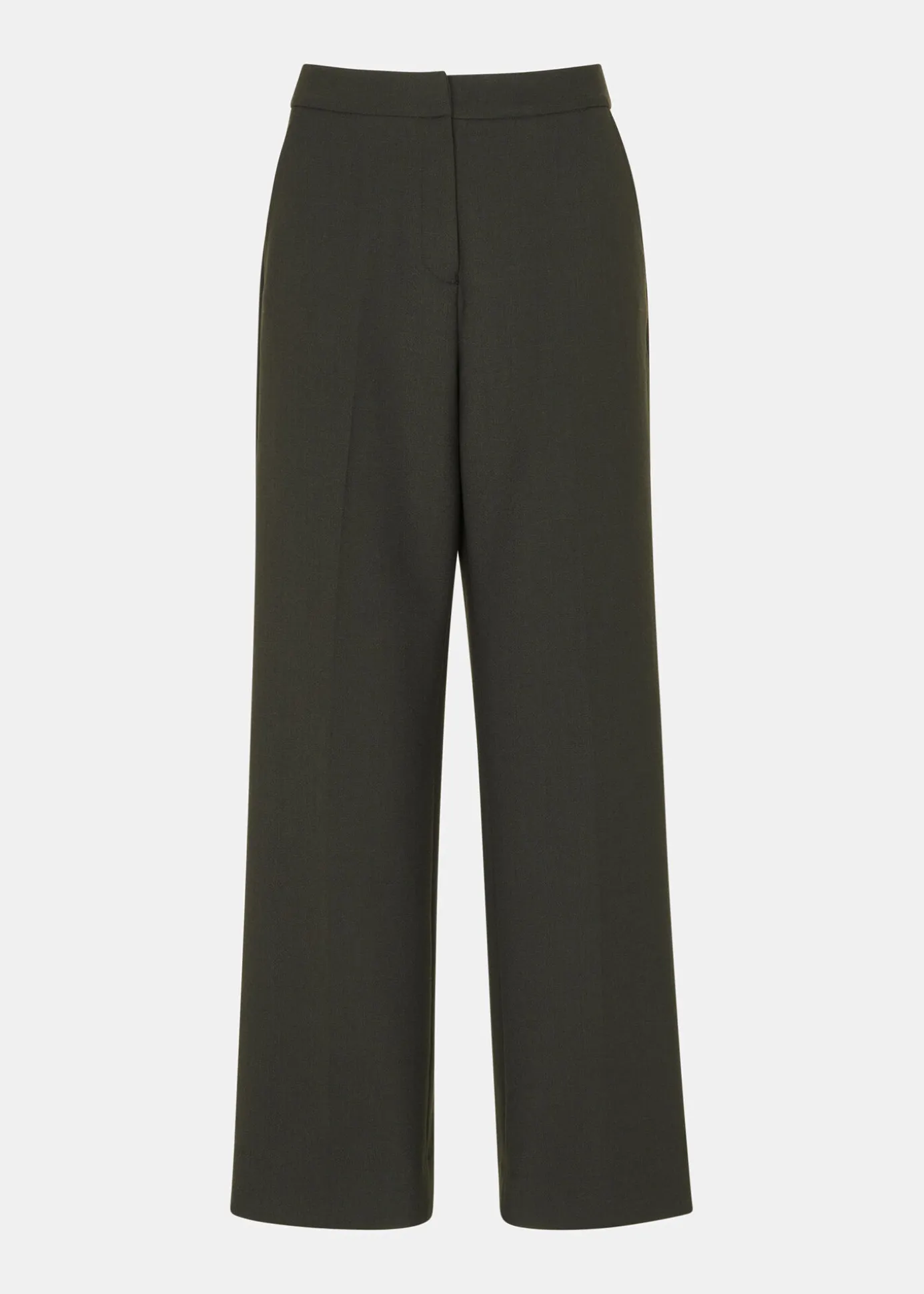 Dark Green Natalie Wool Blend Trouser
