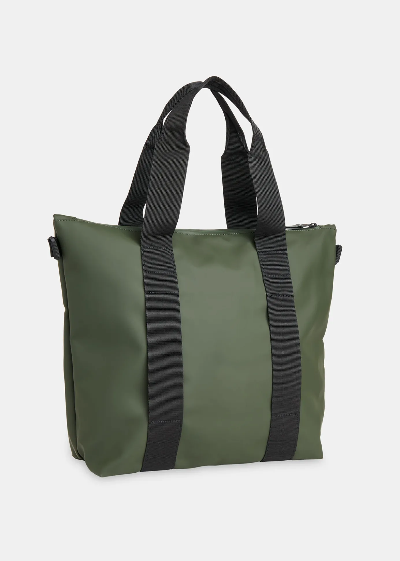 Dark Green Rains Tote Bag