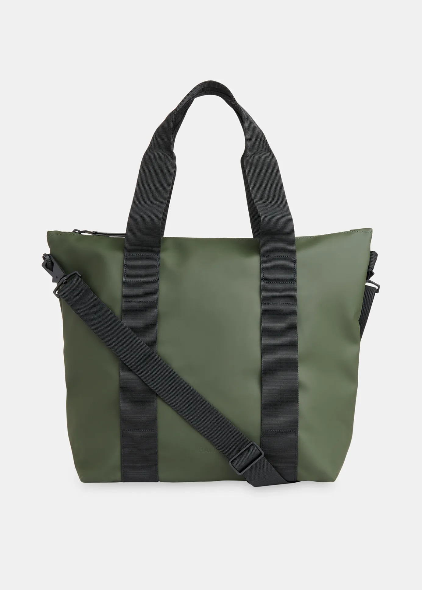 Dark Green Rains Tote Bag
