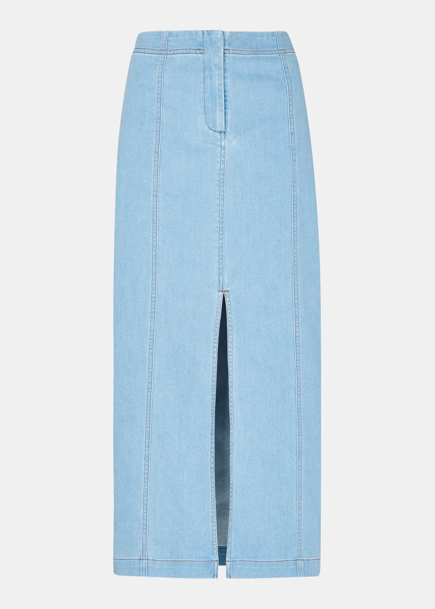 Denim Denim Maxi Skirt