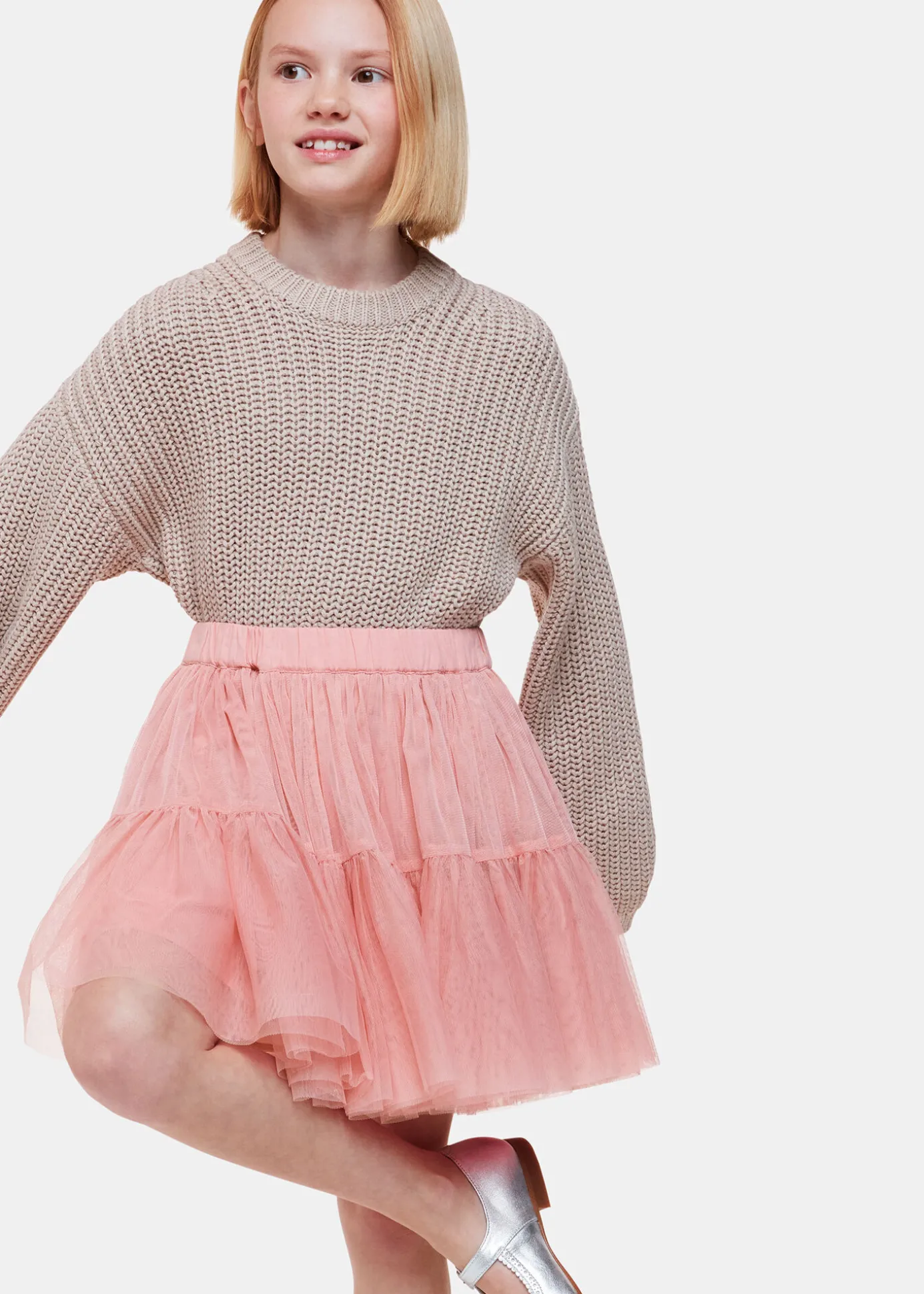 Dusty Pink Izzy Tulle Skirt