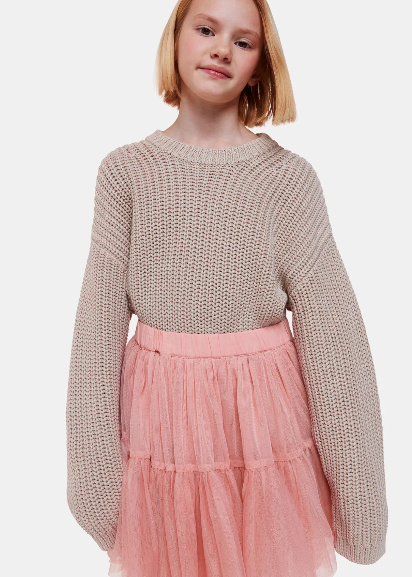 Dusty Pink Izzy Tulle Skirt