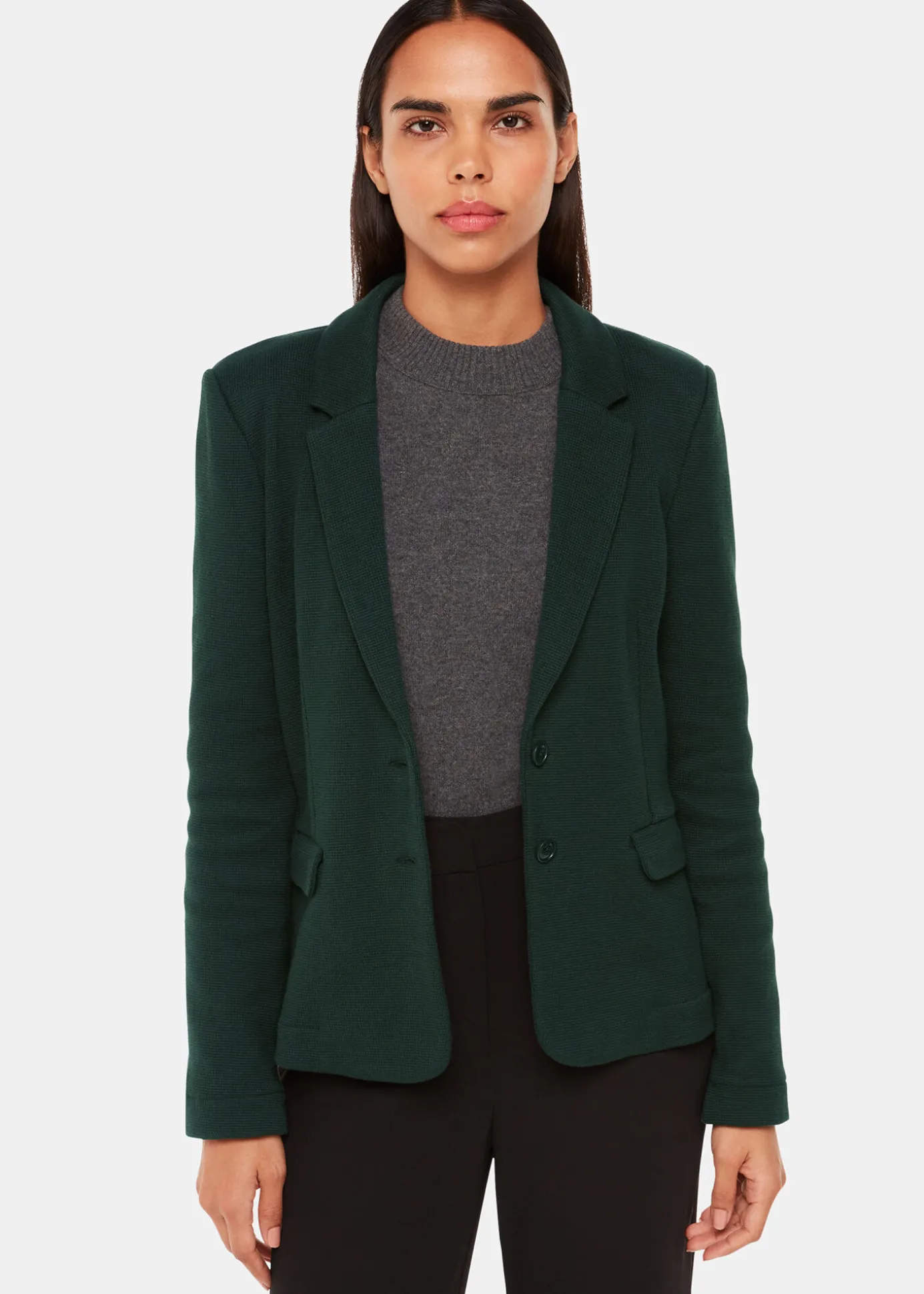 Forest Green Slim Jersey Jacket